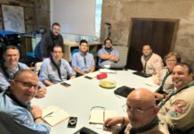 Scouts de Galicia e os scouts católicos de Portugal selan o seu irmandamento en Santiago de Compostela co «Proxecto Nortada»